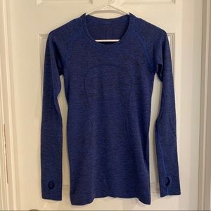 Lululemon Swiftly Tech Long Sleeve Sapphire Blue